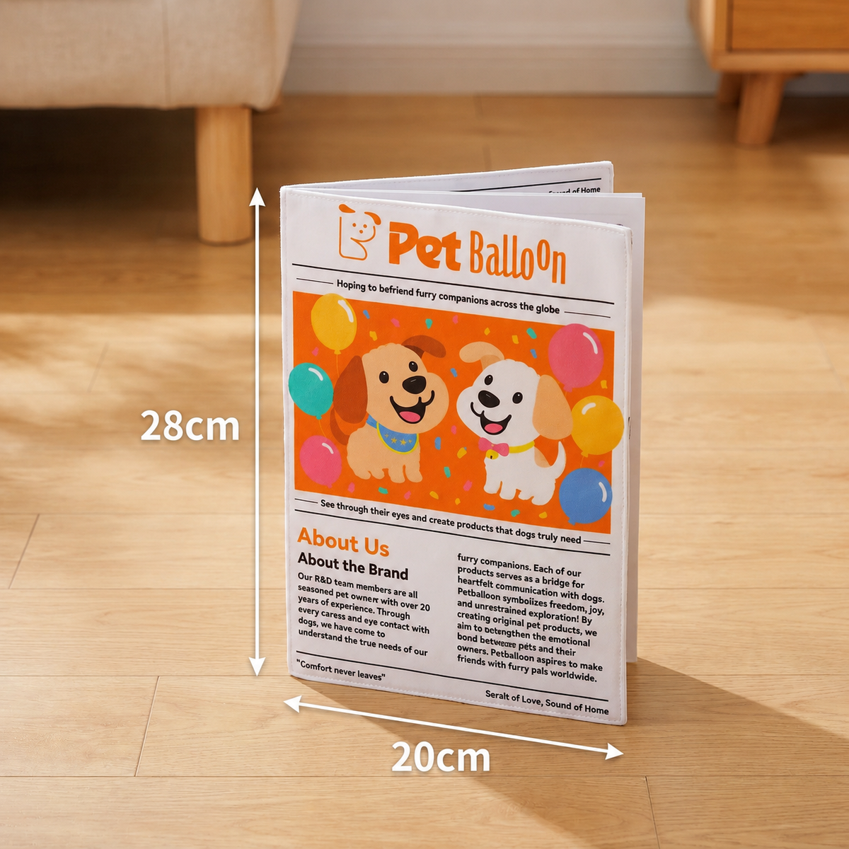 CrinklePaws Size Measurement